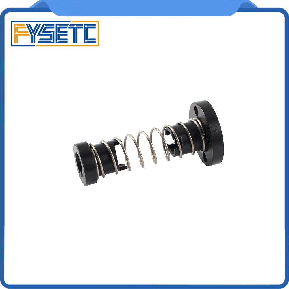 3D Printer T8 POM Anti Backlash Nuts For Lead 8mm Acme Threaded Rod Eliminate the gap Spring DIY CNC for prusa i3 Accessories