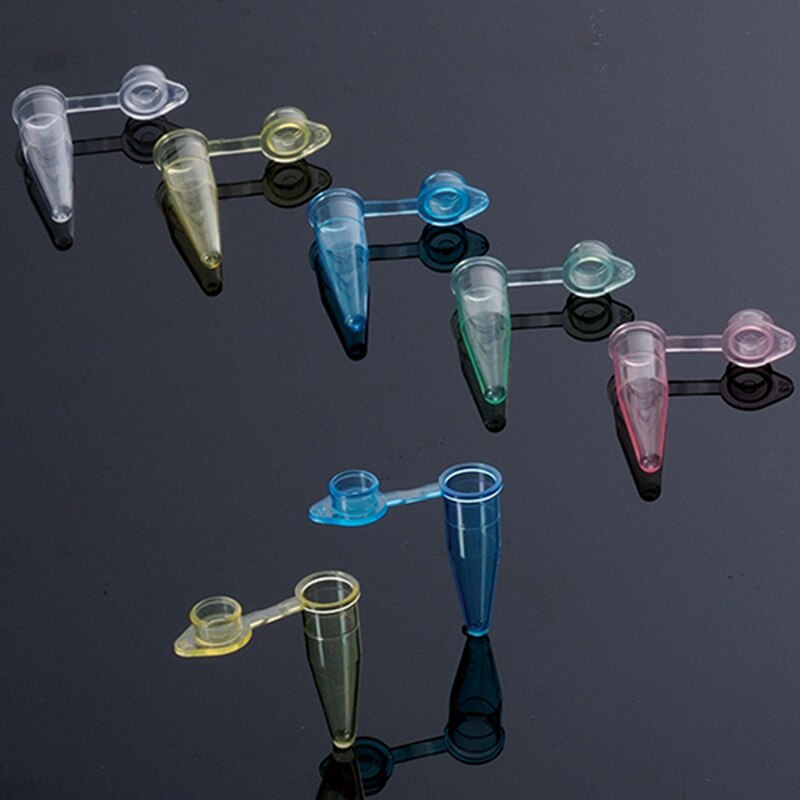 1000 stycken centrifug pcr-rör 0.2ml med platt lock