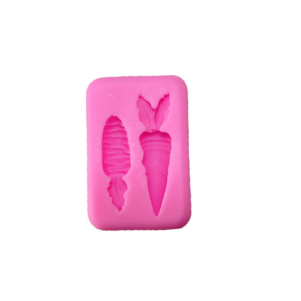 Carrot Kitchen Tool Baking Utensils Rabbit Shape Cupcake Accessories Fondant Cake Molds Easter Supplies Silicone Mould: 7
