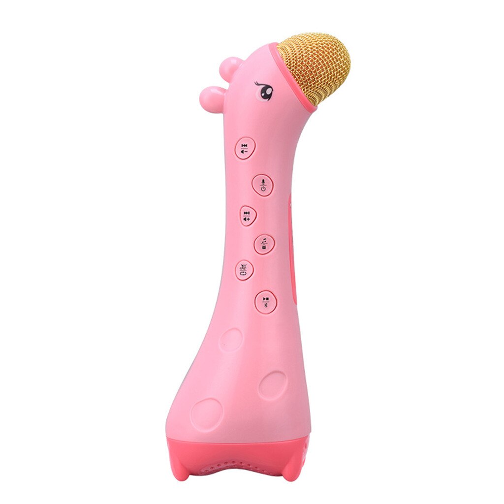 Microphone toy Wireless Giraffe Microphone Model Music Karaoke Singing Music Child Toy 7.9: Default Title