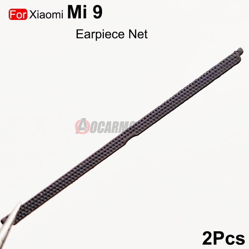 Aocarmo 2Pcs/Lot For Xiaomi Mi 9 Mi9 Anti Dust Mesh Ear Speaker Anti Dust Earpiece Net