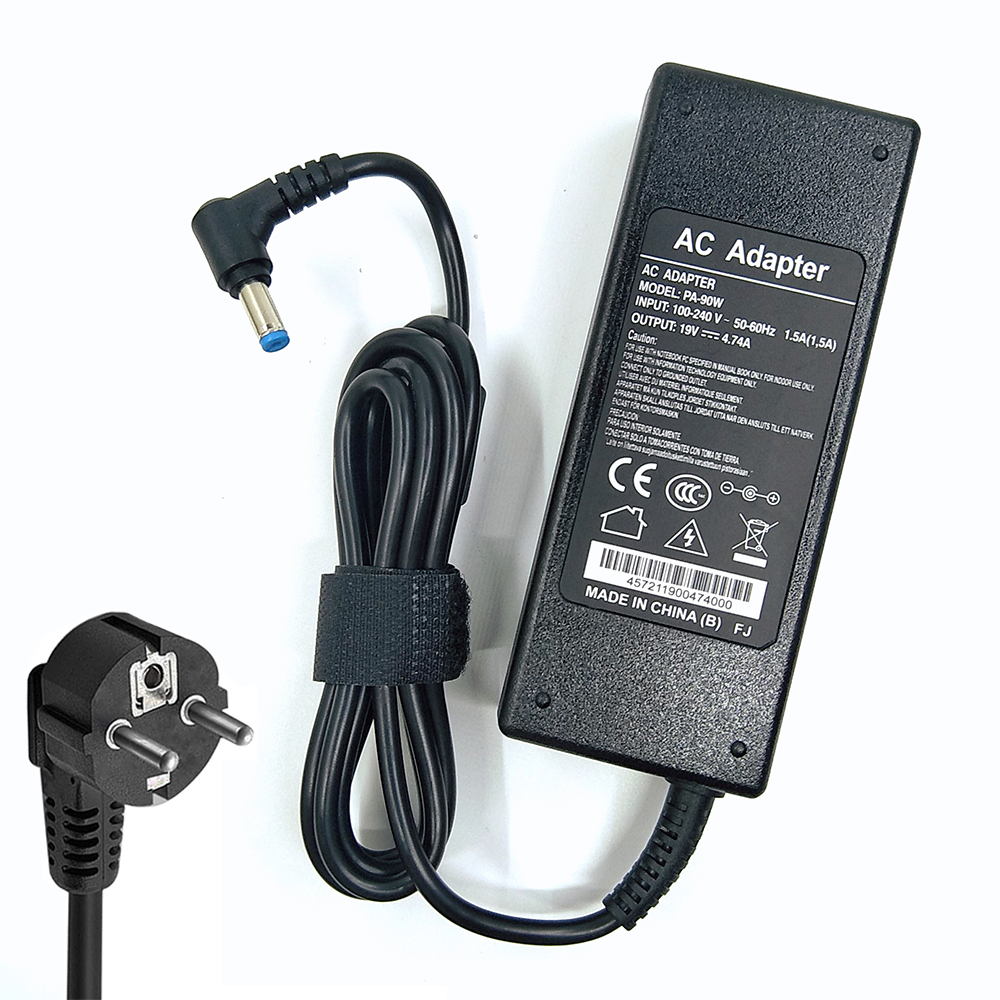 19V 4.74A 90W 5.5x1.7mm Laptop Adapter Charger for ACER ASPIRE 5750G 5755G 7110 9300 E1-531 E1-571G M5-581G V5-571P 4925G Power: Orange