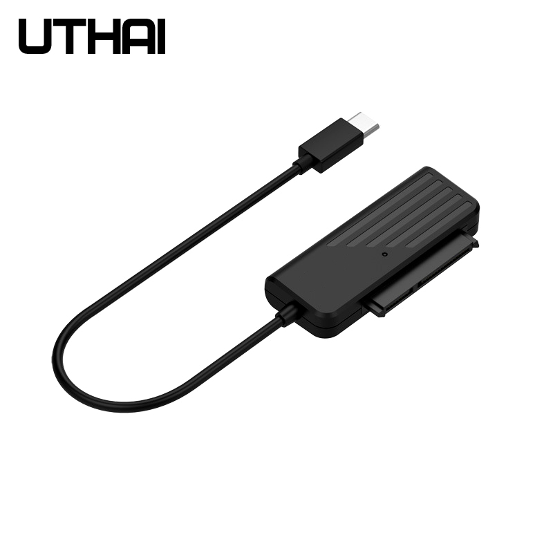 Uthai T35 Hdd Adapter Van Ssd USB3.0 Type-C Om SATA3 Converter Kabel Voor 2.5 Inch Sata Harde Schijf disk Ssd 5Gbps JMS578 Chip