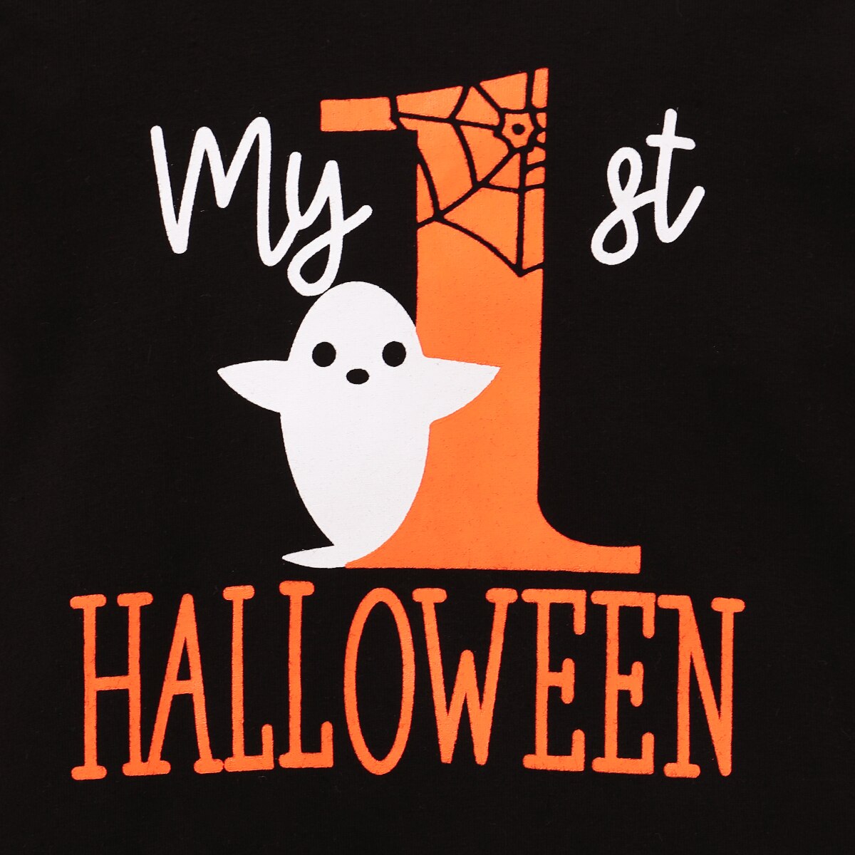 Halloween Pumpkin Romper Toddler Baby Girls Boys Unique Letter Stripe Long Sleeve Jumpsuit Boy’s Hooded Long Pants