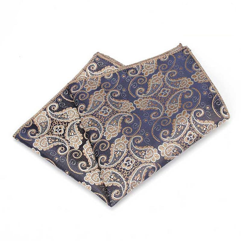 Yishline heren polyester zijden zakdoek paisley pochet bruidegom gala bruiloft feest borst handdoek zakdoeken accessoires
