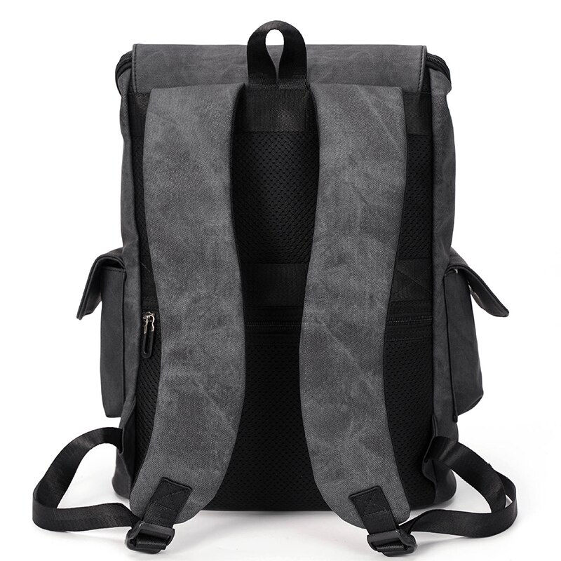 VICUNA POLO-Mochila de cuero de para hombre, morral informal de viaje de gran capacidad, venta directa de fábrica