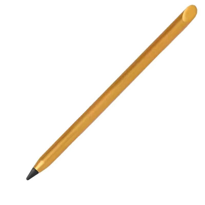 Eternity Pen Metalen Afgeschuinde Potlood Hb Potlood Kantoor Schrijven Schoolbenodigdheden Briefpapier High-End: Golden