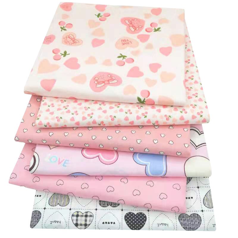 100% Cotton Fabric Cartoon Cotton Patchwork Cloth DIY Sewing Quilting Fat Quarters Material For Baby&amp;Child 8 pieces 50cm x 50cm: 25cm x 25cm / 9