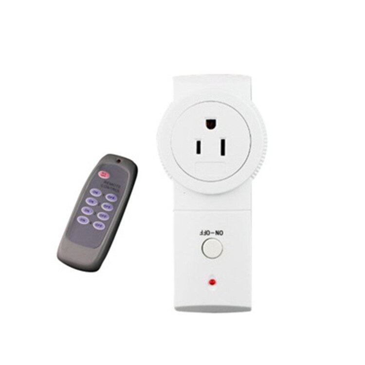 American US Plug wireless smart remote control switch socket with memory function household 433MHZ wall switch light microwave