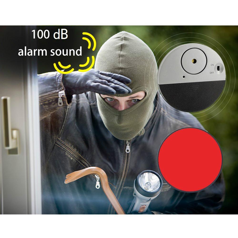 Husstands ultra-tynde vinduesalarm premium hjemme sikkerhed alarm og vibrationssensorer magnetisk stribe sensor stabil ydeevne