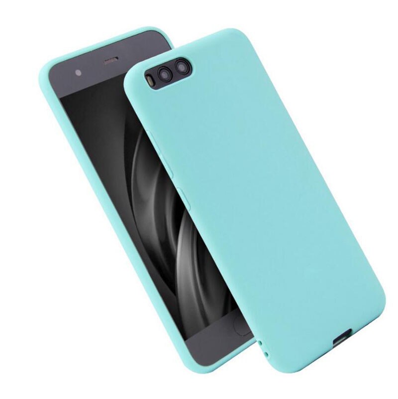 Capa de silicone tpu transparente e fosca, proteção ultra fina para xiaomi mi 6 mi6