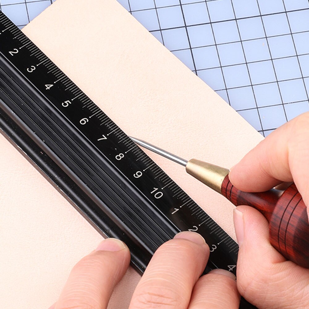 Awl for Repair Leather Shoe Sewing Cobbler Tool DIY Craft Straight Curved and Hole Hook Needle Bodkin Bradawl Piercer Stab Awl