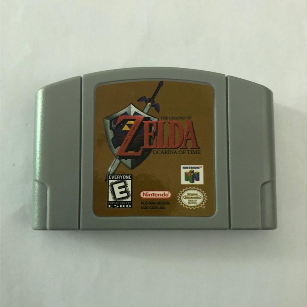 Retro N64 Famosi Classic Cassette Gioco Twitter Popolare ricordi d'infanzia 90S 80S Regali Di Natale per I Ragazzi: Zelda ocainia