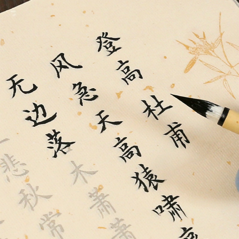 100 Pcs Kalligrafie Copybooks Calligraphie Xuan Papier Gedicht Schrift Beginner Chinese Kleine Reguliere Script Running Script Schrift