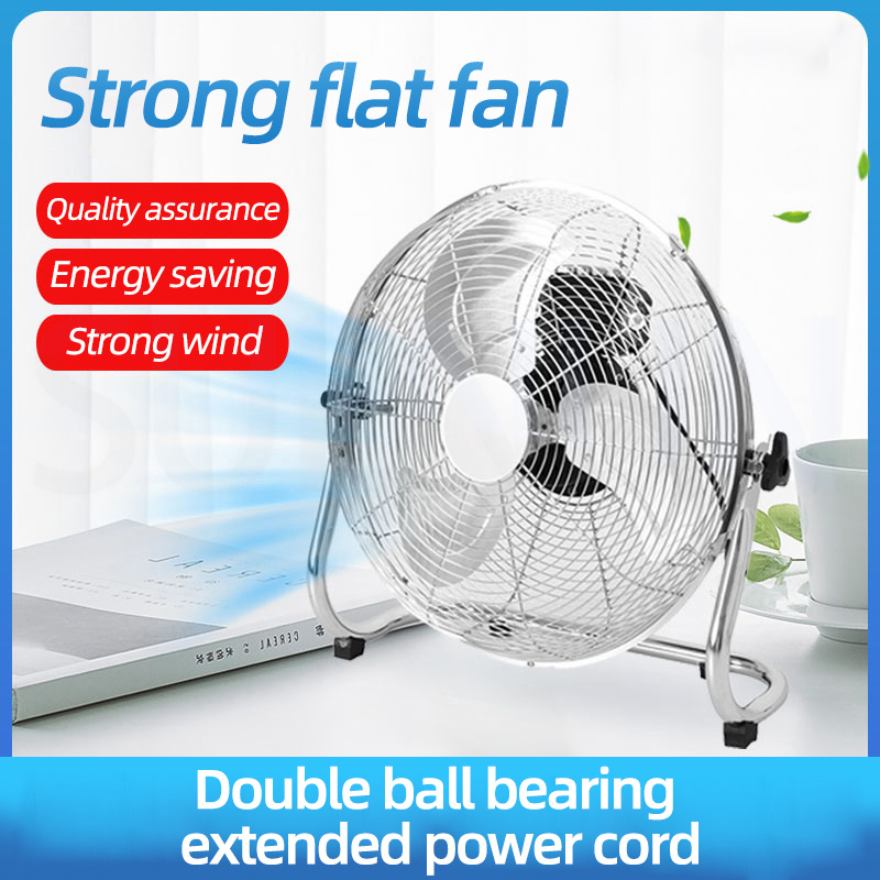 Gulv-/Loftventilator EXUAN Kraftig - 160W Ultrastrong Wind - Rustfrit Stål