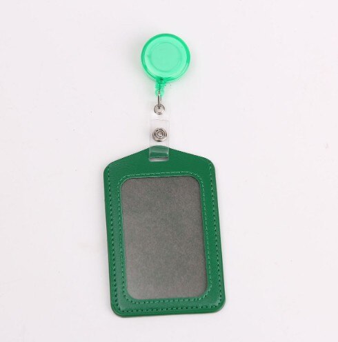 Manchon de carte verticale porte-Badge de carte de crédit longes étiquette de nom d'infirmière porte-Badge d'identification porte-carte accessoires d'infirmière: green