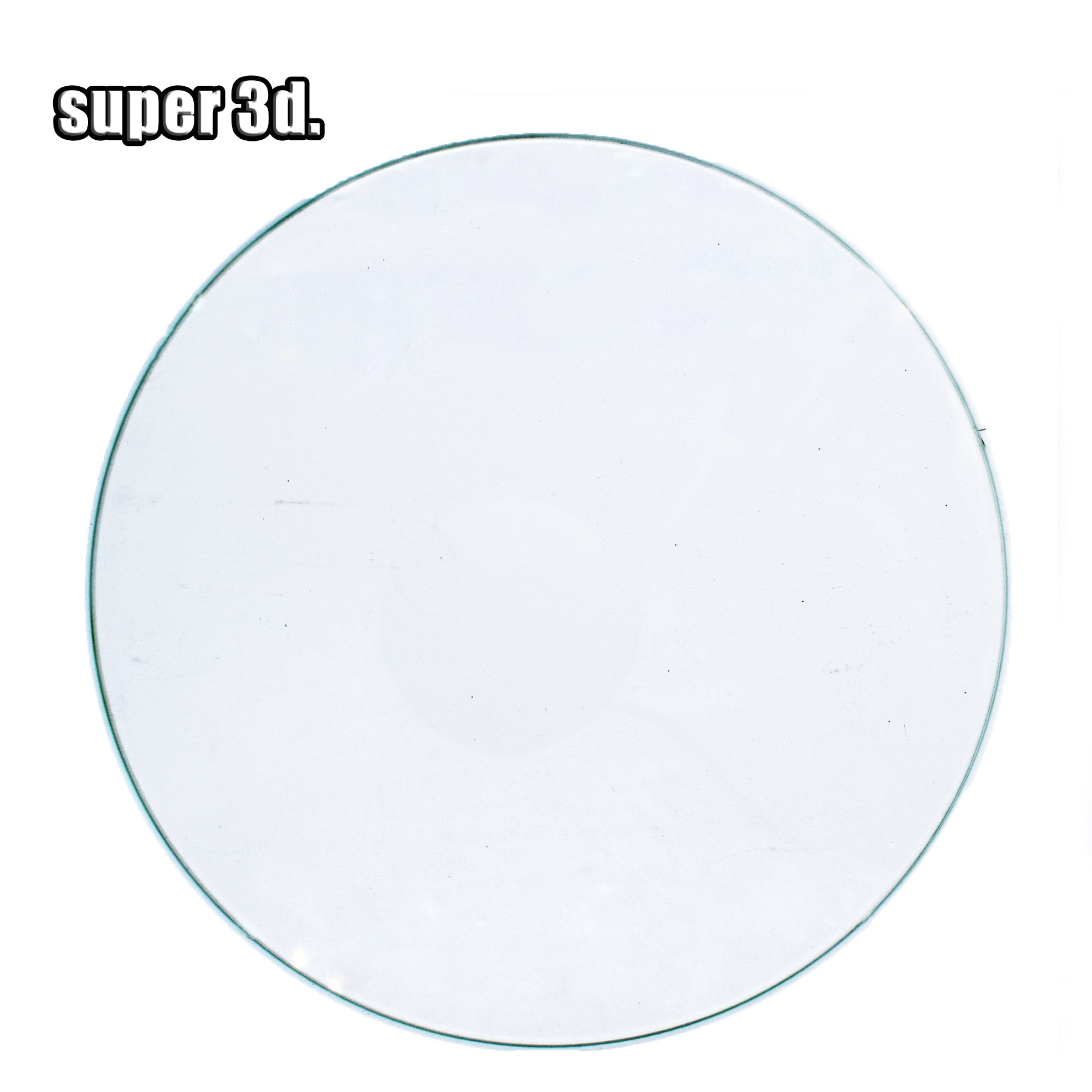 Imprimante 3D plaque de verre Borosilicate ronde lit chauffant diamètre 200/220/240mm plat verre trempé Transparent pour Kossel Delta