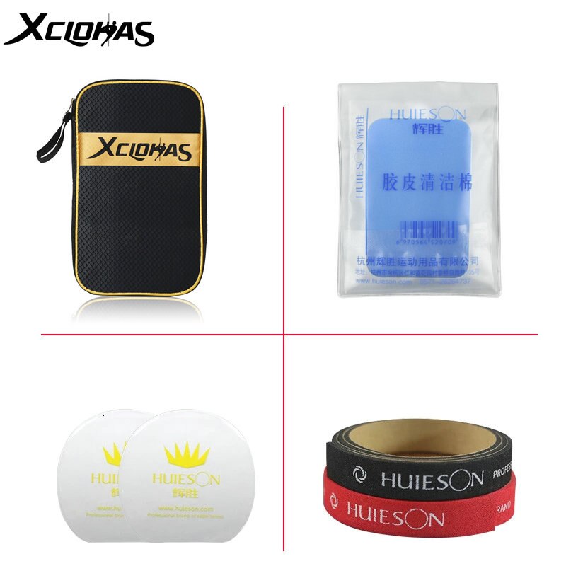 Xc lohas krachtige wenge houten tafeltennis rackets set 6 sterren pingpongbatjes met polyester rits tas