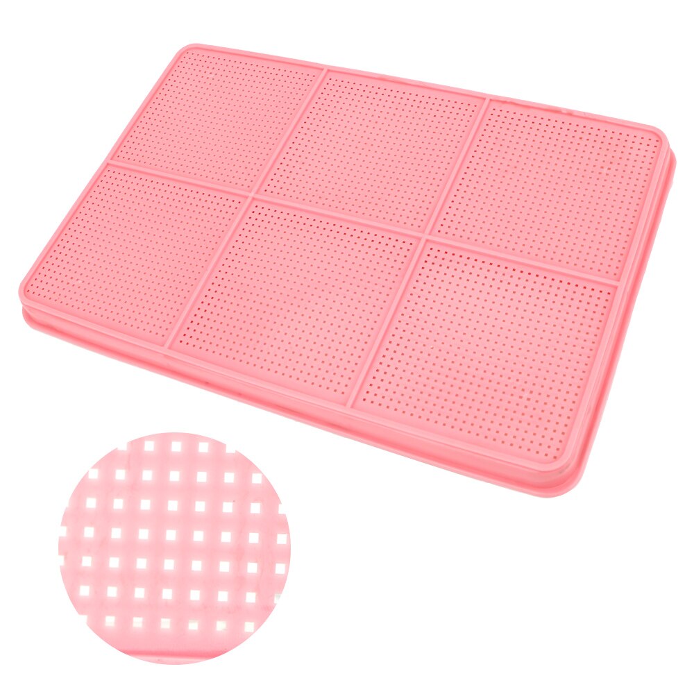 Double Layer Hydroponic Bean Sprouts Pots Seedling Tray Growing Wheat Seedlings Nursery Pots Planting Dishes Home Garden Plate