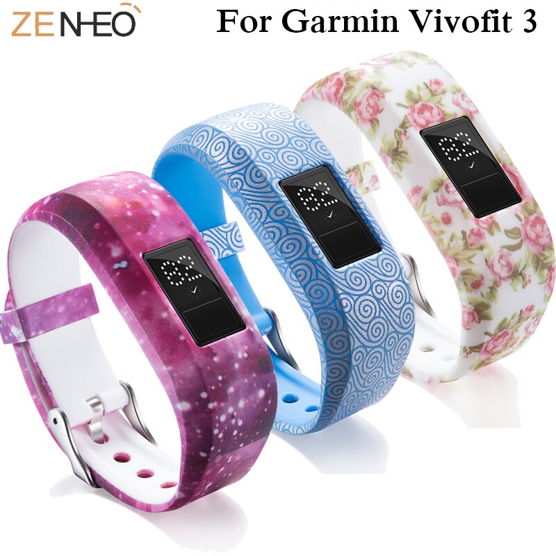 Pulsera de silicona suave para reloj Garmin Vivofit 3, Correa deportiva de repuesto para Garmin Vivofit JR/JR2, correas