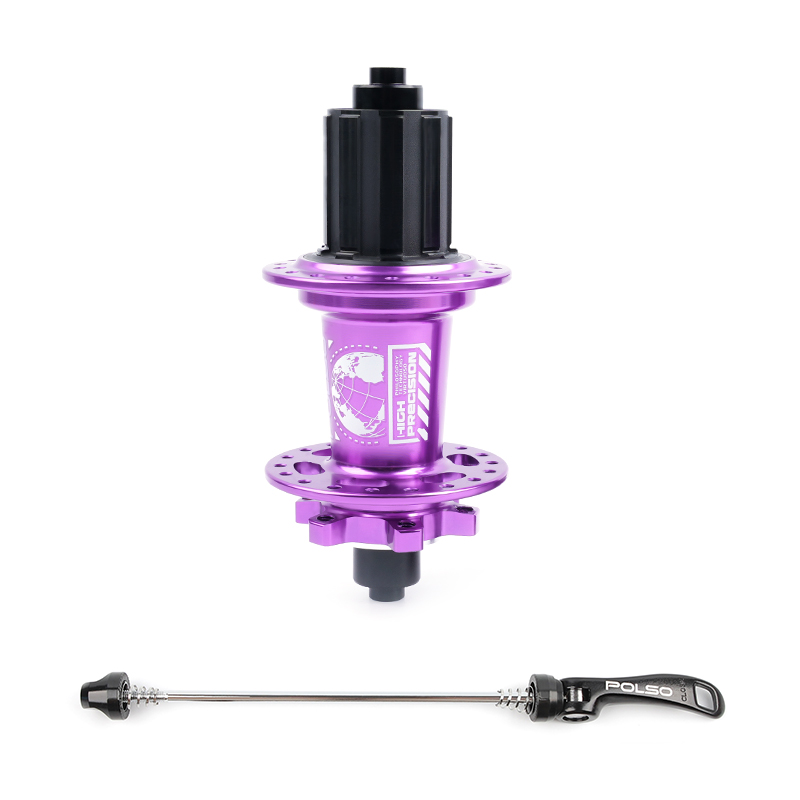 POLSO MTB Hub QR 32H 36H 7 Bearings 120 Clicks 100x15mm 142x12mm Boost 8 9 10 11 12 Speeds Disc Brake Bicycle Hubs: Brown