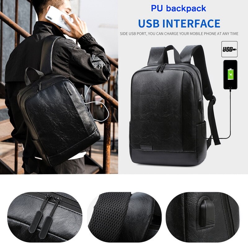 Men Laptop Backpacks Travel Backpack Multifunction Business Bag Anti Theft USB Charging Waterproof Unisex School Backpack