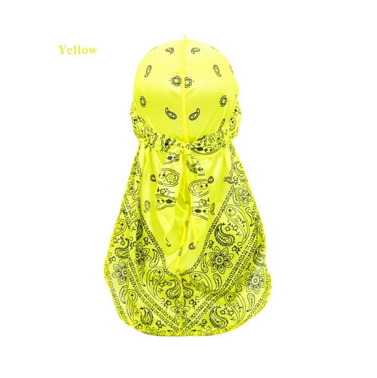 Custom Unisex Silky Durags Satin Silk Bandana Durag Headwrap Durag: 03