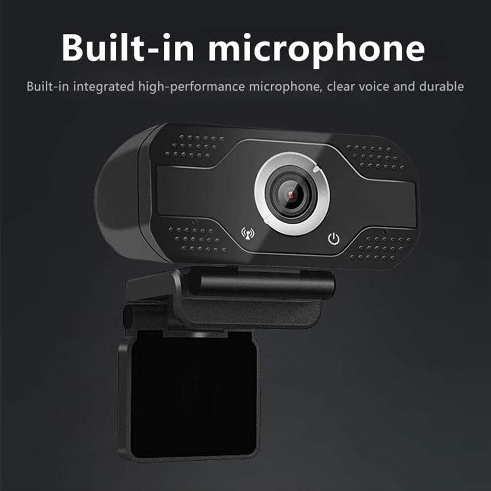 USB Wencam 2MP 1080P HD Computer PC USB 2.0 Webcam Live Online Conference Teaching Portable Web Camera with Microphone