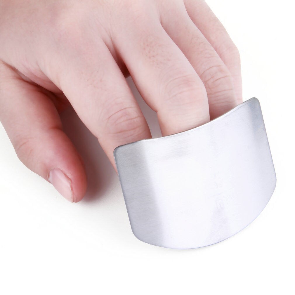 1 stks Vinger Guard Beschermen Vinger Chop Safe Slice Rvs Keuken Hand Protector Mes Snijden Vinger Bescherming Gereedschap