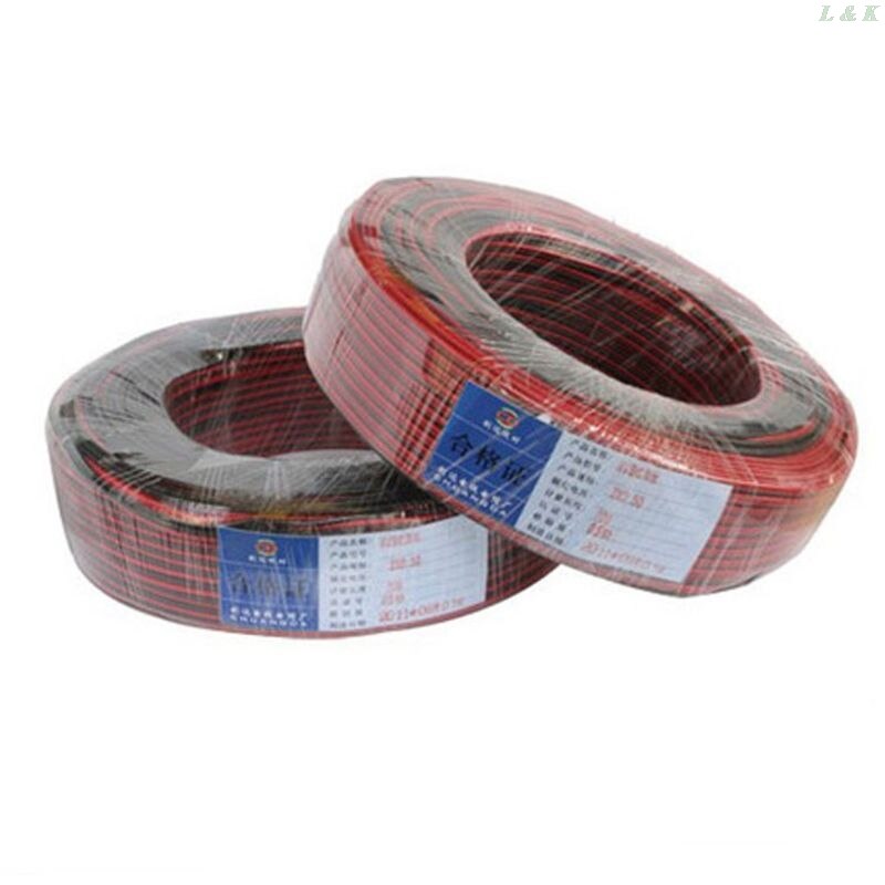 Cable eléctrico de 10M, calibre 18/20/22 AWG, tira de LED aislada de cobre estañado U50A