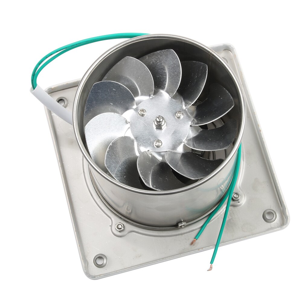 6 Inch Stainless Steel Exhaust Fan Blower 6'' Toilet Kitchen Bathroom Hanging Wall Window Duct Fan Air Ventilator Extractor