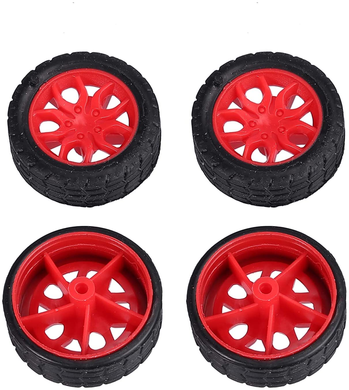 6 Set DC Motor Kit,Electric 1.5-3V 24000RPM Motor with 86 Pcs Plastic Gears,AA Battery Holders,Bracket,Switch,Shaft Propeller