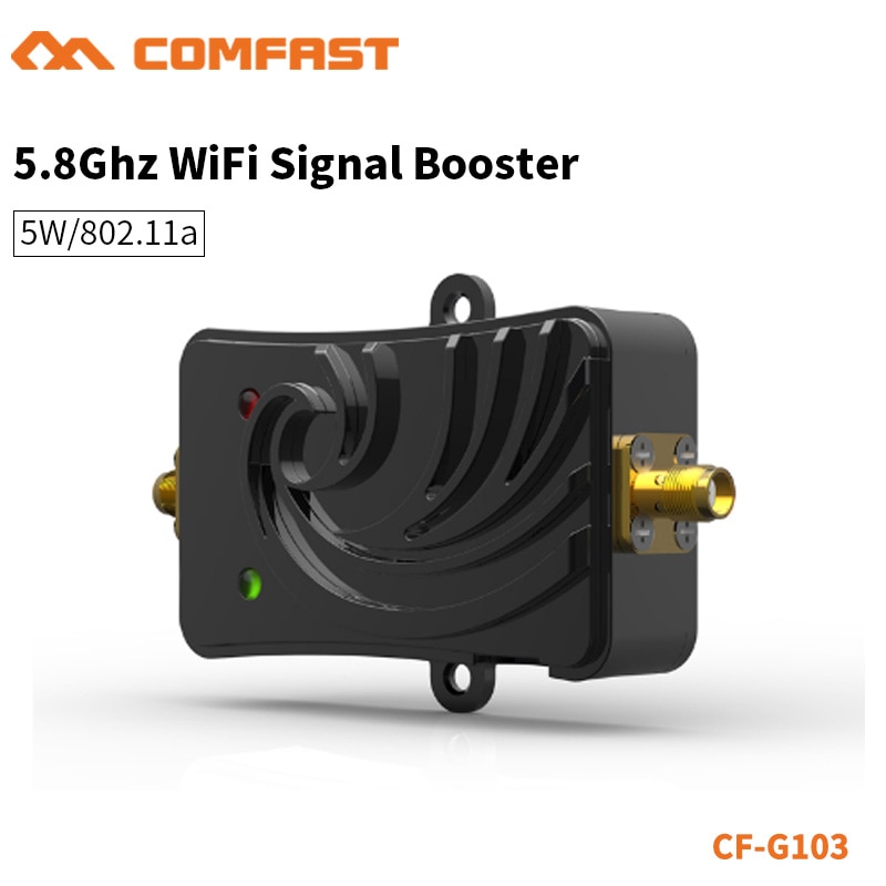 COMFAST 5000 mW 802.11a/een Wifi Draadloze Router Versterker 5.8 Ghz WLAN Signaal Booster met Antenne TDD plug en spelen CF-G103 5.8G