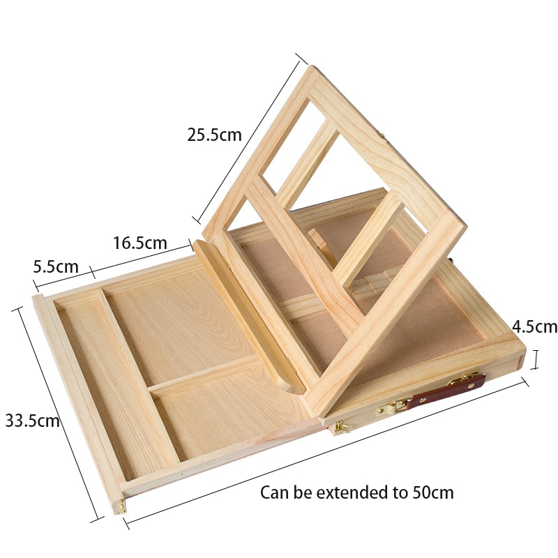 Wooden Easel for Painting Sketch Easel Drawing Table Box Painting Art Supplies easel for painting art supplies for artist