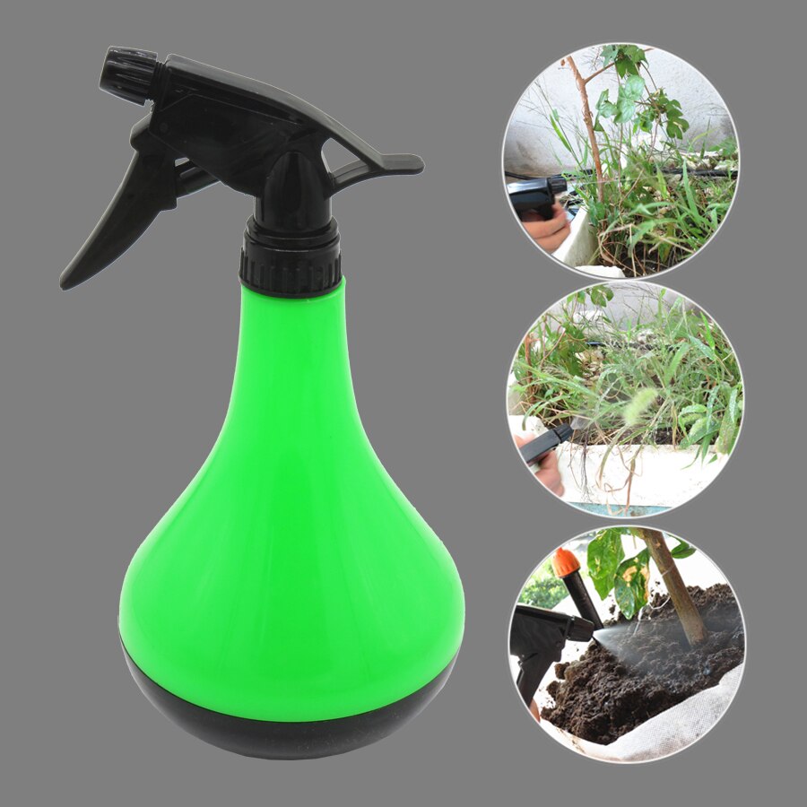 Arrosoir pulvérisateur bonsaï avec pression manuelle réglable, buse de brumisation pour arrosage de fleurs, bouilloire, outils de jardin, 720ML, 1 pièce: GREEN X AB627C