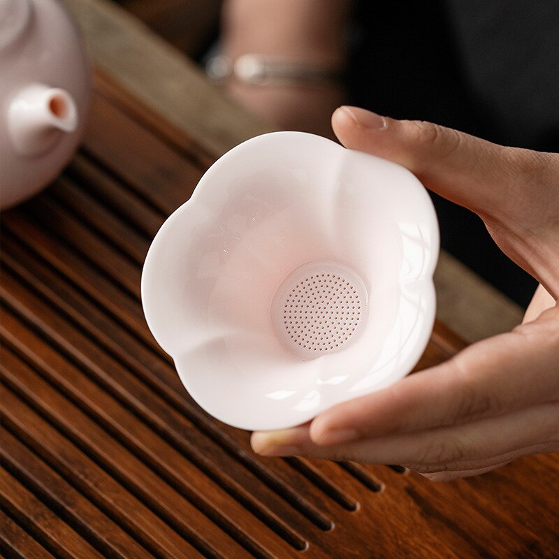 Household Kung Fu Tea Set Plates for Food Dry Bubble Tea Tray Complete Tableware Service Ceramic Pot Holder Handmade Dinnerware