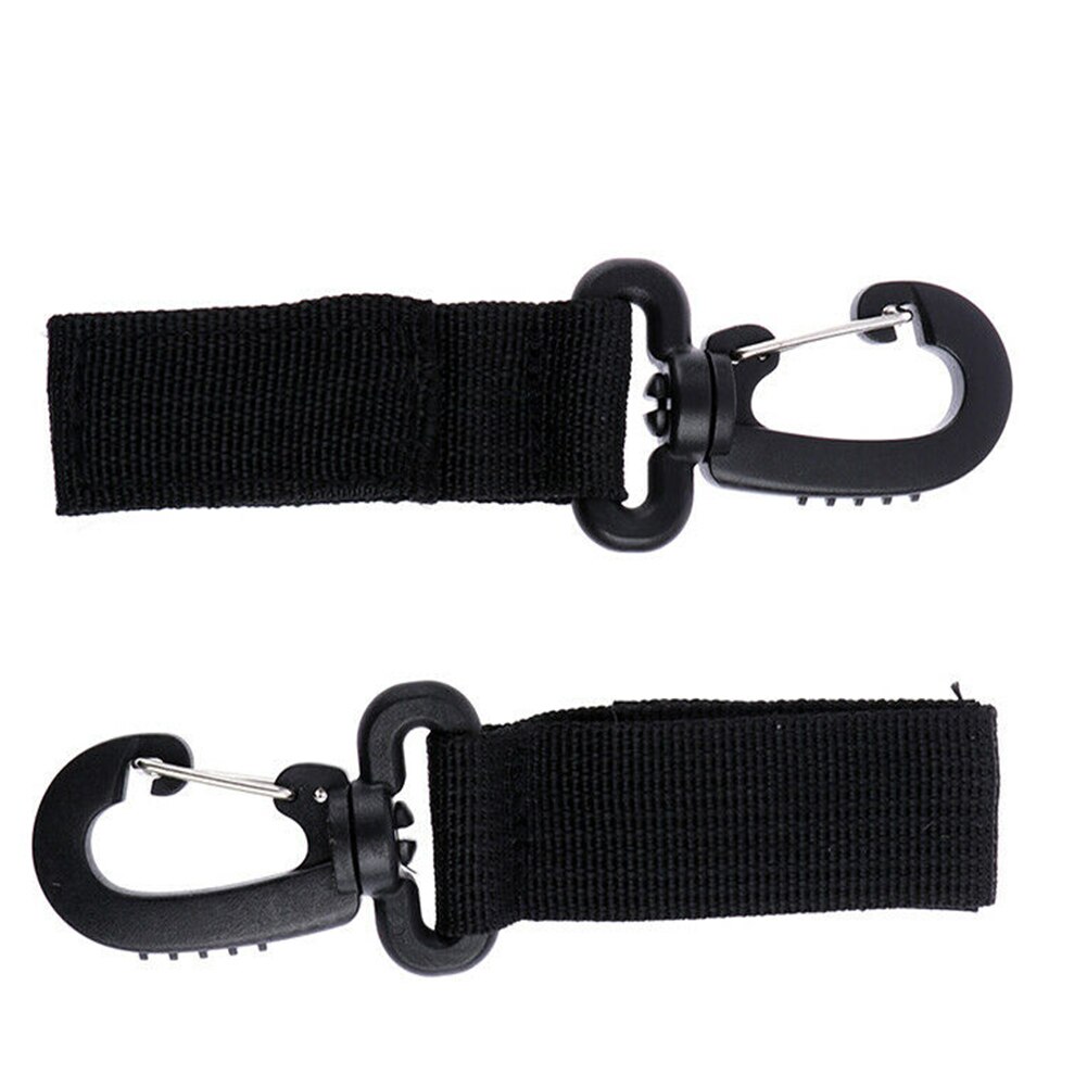 Gancho de hebilla para silla de bebé, colgador de mochila liviano, ganchos de cochecito para bebé multifunción Universal, útil para silla de paseo, 1 par
