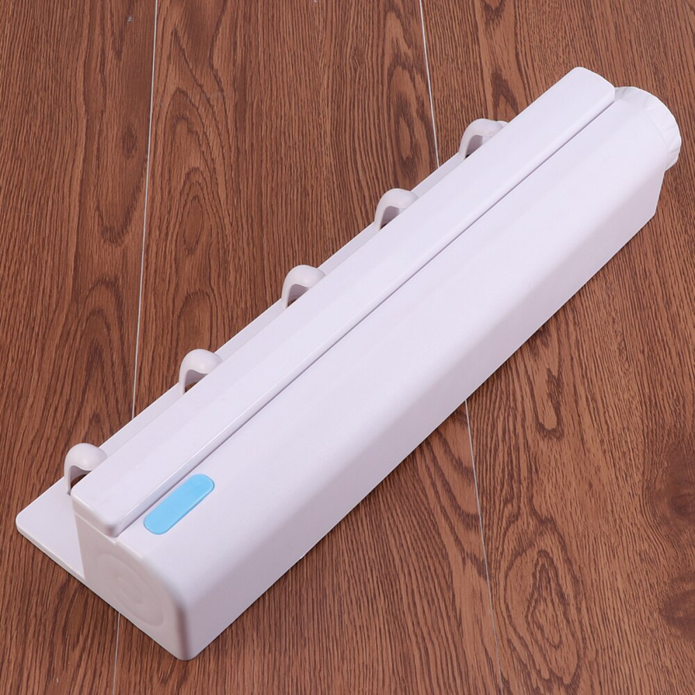 1pc Retractable Clothesline Portable Wall-mounted Adjustable Heavy Duty Clothes Line for Hotel Home