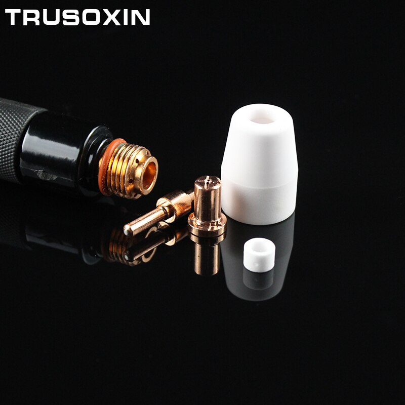 PT31 Accessories Extended Tips and Long Electrode PT-31 Torch for 40A 50A Air Plasma Cutter and CT520 520TSC Welding Machine