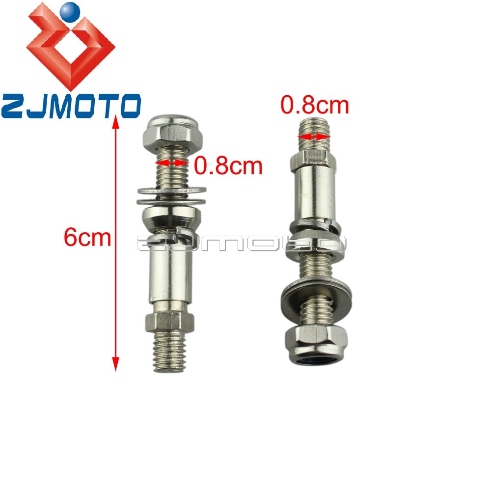 Universal Side Mirror Motorcycle Rear View Mirror M8 Thread - View #2