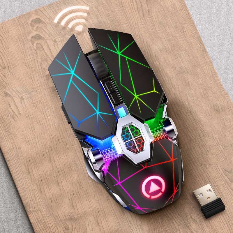 2.4GH Wireless Mouse Gaming Mouse LED Optical USB Computer Mouse Wireless Game Mouse Silent Mouse For PC Laptop ccessories