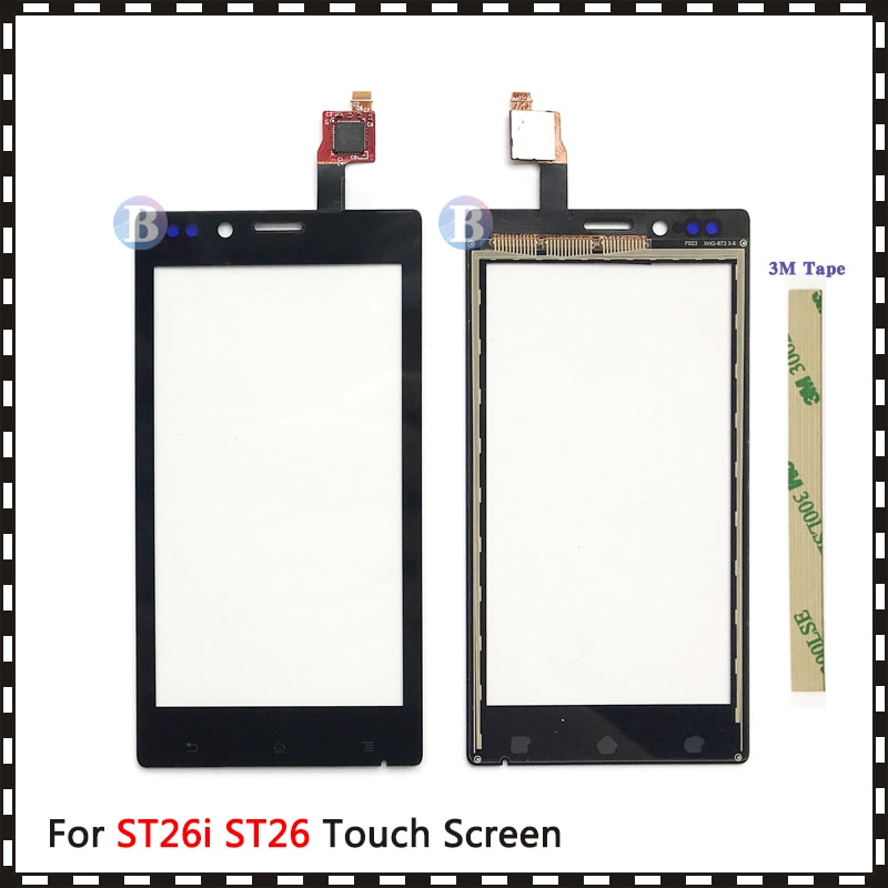 4.0" For Sony Xperia J ST26i ST26 Touch Screen Digitizer Front Glass Lens Sensor Panel