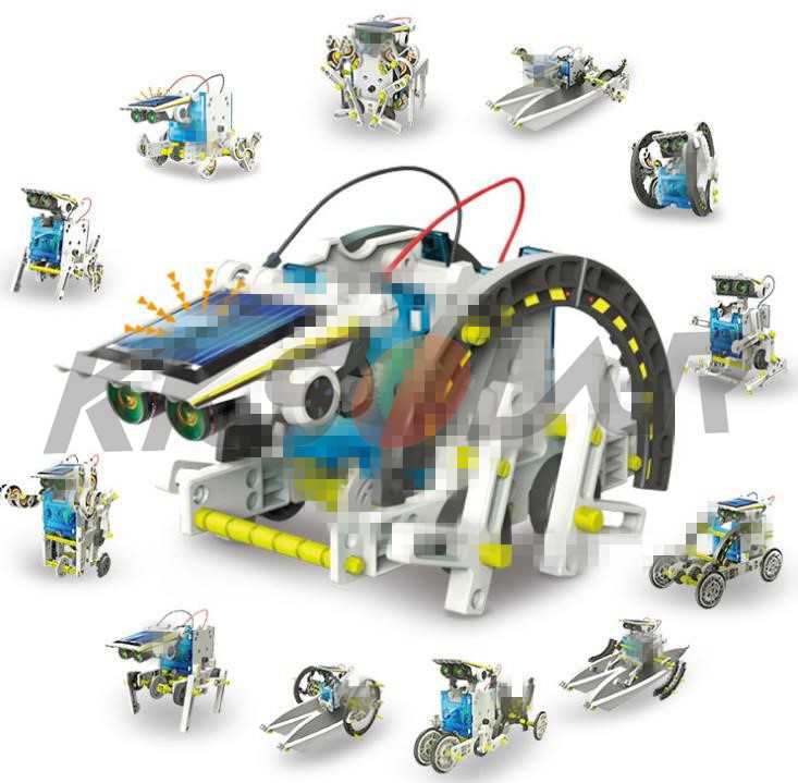 Zonne-energie Robot Kits 13 In 1 Solar Diy Educatieve Speelgoed Voor Kinderen