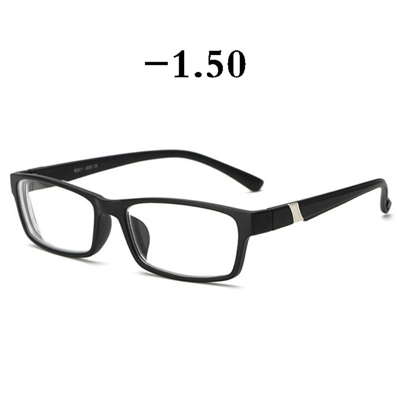 iboode Anti Blue-ray Myopic Glasses Myopia Eyeglasses Women Men Short Sight Eyewear -1.0 -1.5 -2.0 -2.5 -3.0 -3.5 -4.0: Black -1.50