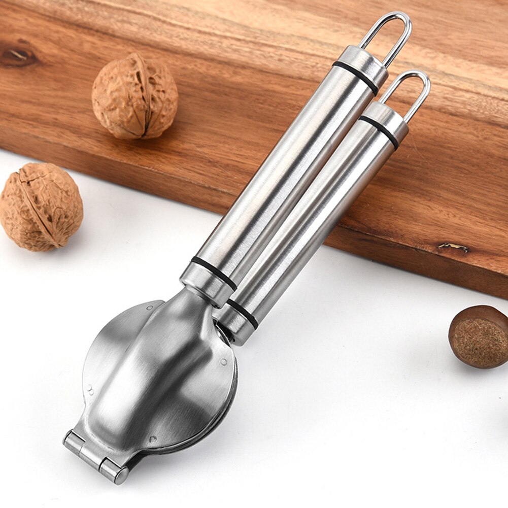 Nutcracker Sheller Stainless Steel Durable Portable Chestnut Opener Cutter Gadgets Kitchen Home Tool Supplies Accessory