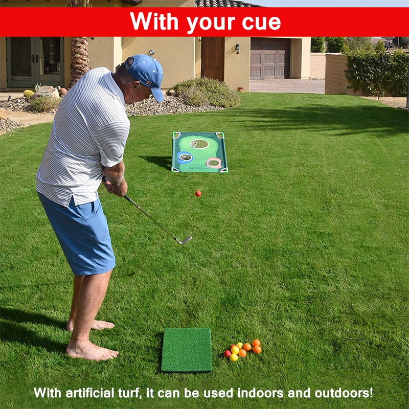 Putting Portable Golf Putter Set Sports Practice Ball Holder Wood Travel Carry Case Training Aids Indoor Equipment Mini