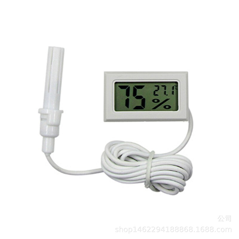 1Stck LCD Digital Thermometer Wasserdicht Aquarium Thermometer 2 Sekunden Digital Sensor nasser Bahnhof: FY-12 Weiß