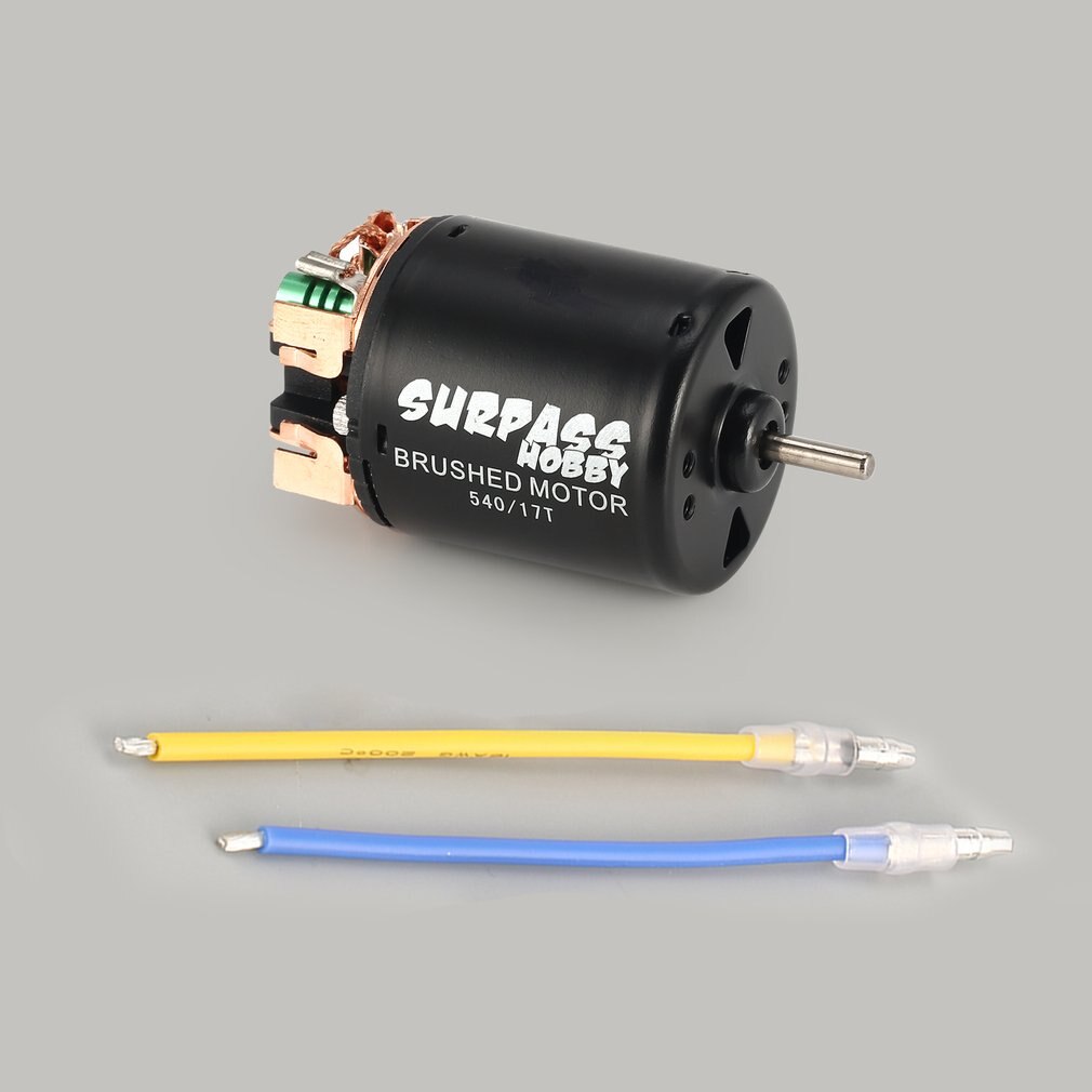 Surpass Hobby 540 13T/17T/21T/23T/27T/35T Brushed Motor 3.175mm Shaft for 1/10 RC Off-road Racing Car Vehicle Part Accessories: 540 17T