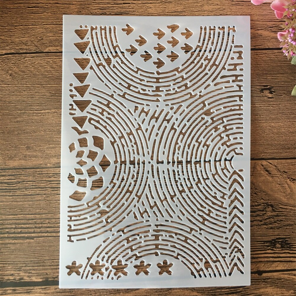 A5 21Cm Letters Textuur Gelaagdheid Stencils Schilderij Plakboek Kleuring Embossing Album Decoratieve Template: 3