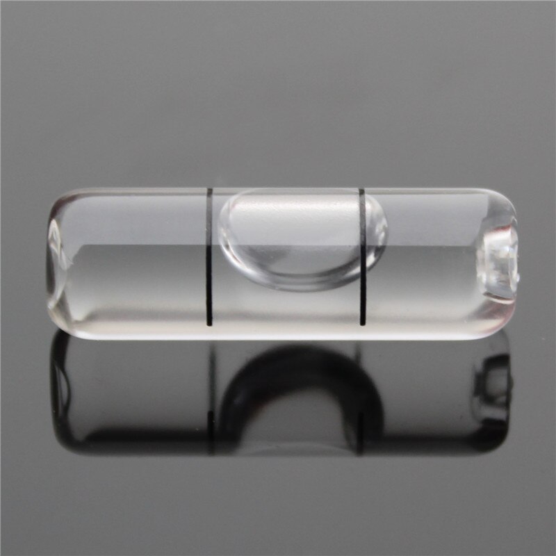 High precision Multiple dimensions strip horizontal bubble Glass tube level Pedestal level bubble Diameter 8mm: 8x25(1.5)
